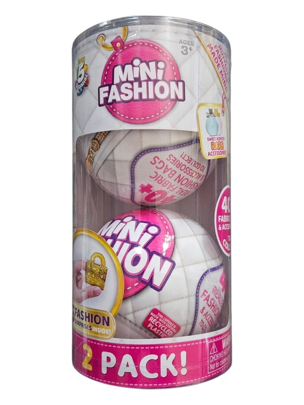 Zuru Mini Fashion 2-Pack Kids Fashion Surprise Balls Collectible Handbags